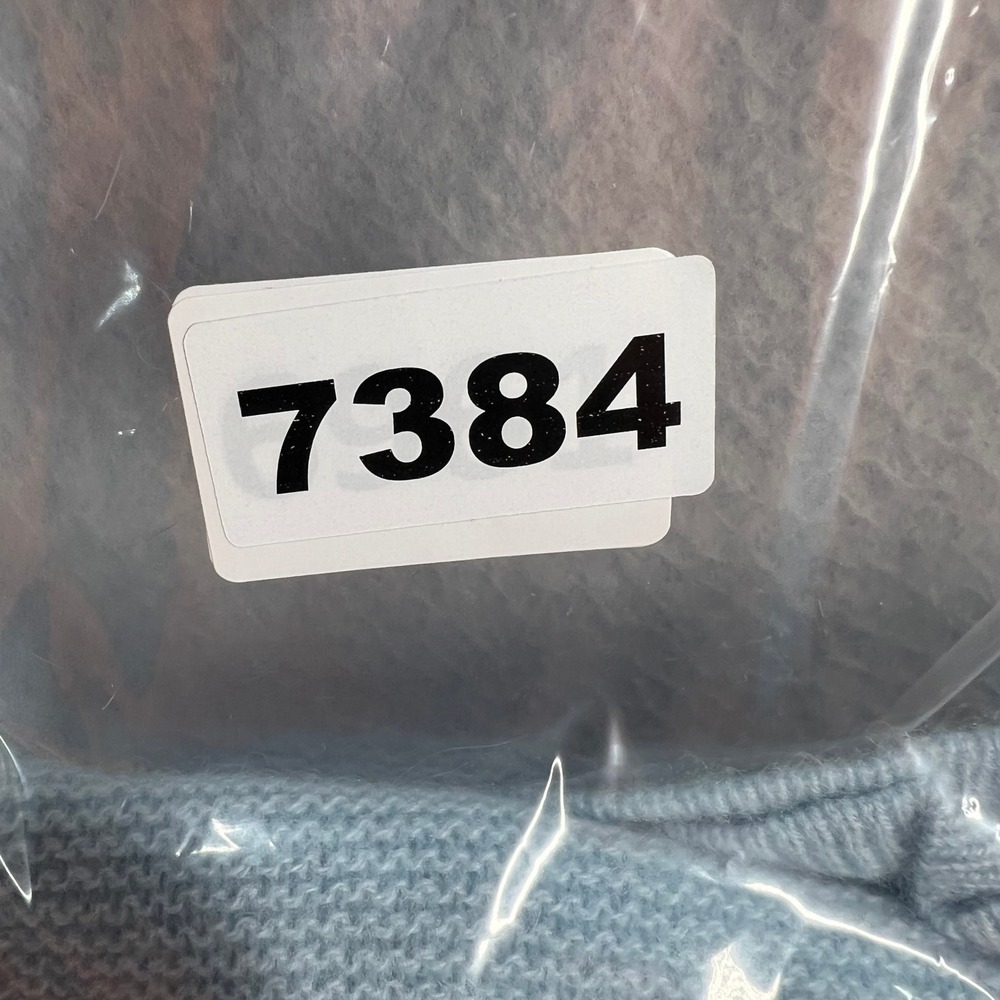 Pure Collection Cashmere Sweater Womens 6 Blue V-Neck Cable Knit‎ Pullover 7384 - Picture 7 of 7